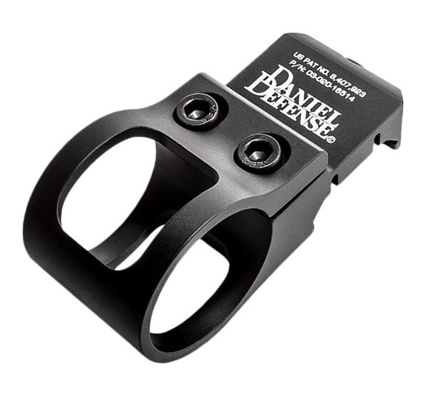 Daniel Defense 0302016514 Offset Flashlight Mount with 1" Diameter Aluminum Black Hard Coat Anodized