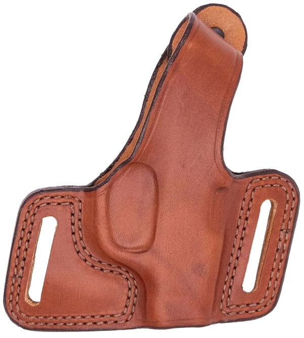 Bianchi 12839 Black Widow OWB Size 02 Tan Leather Belt Slide Fits Ruger Security-Six Fits S&W K Frame 2-4" Right Hand