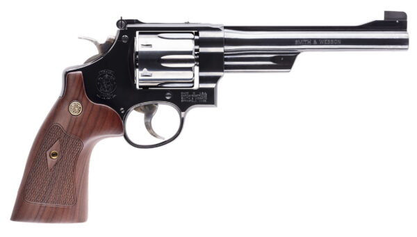 Smith & Wesson 150256 Model 25 Classic 45 Colt (LC) Blued Carbon Steel 6.50" Barrel, 6rd Cylinder & N-Frame, Checkered Square Butt Walnut Grip