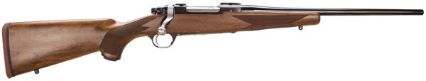 Ruger 37138 Hawkeye Compact Sports South Exclusive Compact 243 Win 4+1 16.50" Satin Blued Alloy Steel Barrel, Receiver With Integral Scope Mount, American Walnut Fixed Stock, Right Hand