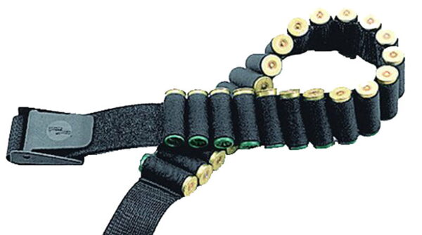 Uncle Mike's 88051 Cartridge Belt Shotgun 25 Rounds Black Nylon 50"