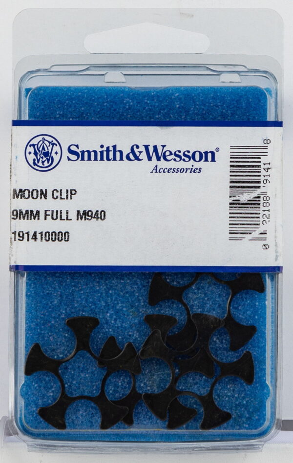 Smith & Wesson 191410000 Moon Clip Full S&W 940 9mm Luger 5rd Black Steel