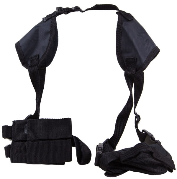 Bulldog WSHD7 Deluxe Shoulder Harness Black Nylon Harness Fits Glock 19 Fits 2-4" Barrel Ambidextrous