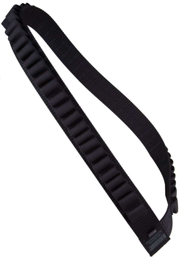 Blackhawk 43SB55BK Shotgun Bandoleer Black Nylon Capacity 55rd Shotgun Over The Shoulder Mount