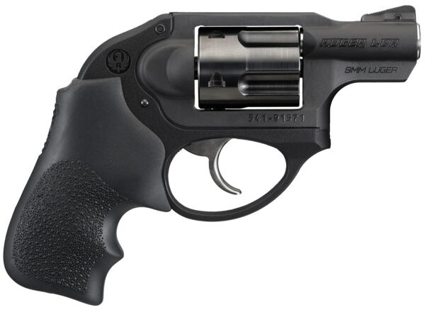 Ruger 5456 LCR Small Frame 9mm Luger 5rd 1.87" Matte Black Steel Barrel, Black PVD Cylinder, Matte Black Stainless Steel Frame, Black Hogue Tamer Monogrip, Concealed Hammer