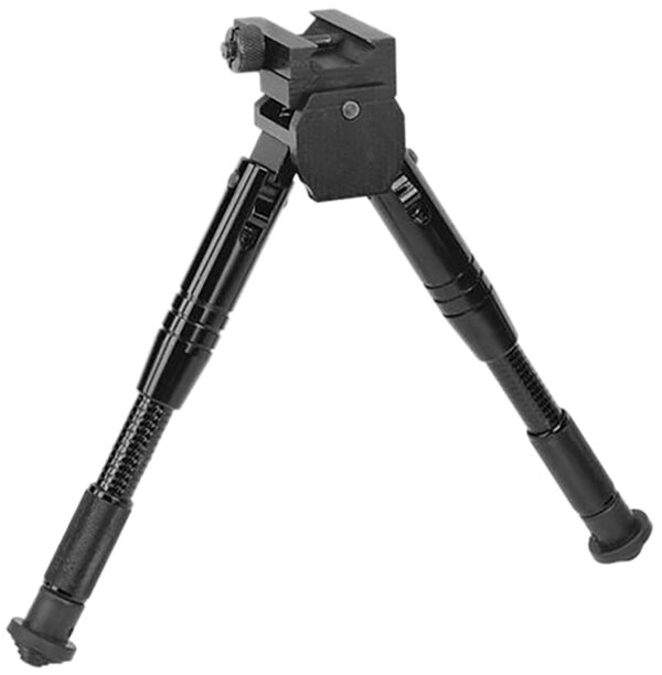 Caldwell 531123 AR Bipod Prone 7.5"-10" Matte Black Aluminum