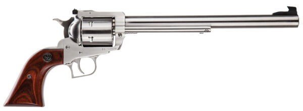 Ruger 0806 Super Blackhawk Large Frame 44 Rem Mag/44 Special 6rd 10.50" Satin Stainless Steel Barrel, Cylinder & Frame, Hardwood Grip, Transfer Bar Safety, Exposed Hammer