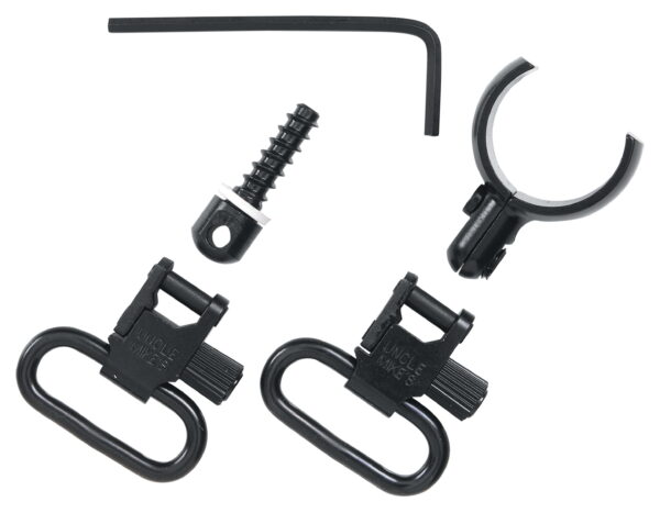 Uncle Mike's 15972 Magnum Band Swivel Set Blued Steel, 1" Loop Size, Quick Detach 115 SG-4 Style for Some 20 Gauge Shotguns