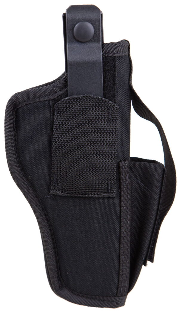 Blackhawk 40AM03BK Multi-Use IWB/OWB Size 03 Black Nylon Belt Clip Fits Large Semi-Auto Fits 4.50-5" Barrel Ambidextrous