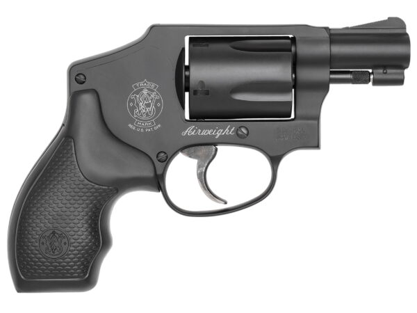 Smith & Wesson 162810 Model 442 Airweight 38 S&W Spl +P 5 Shot 1.88" Stainless Steel Barrel, Carbon Steel Cylinder, Aluminum J-Frame, Black Metal Finish, Internal Lock