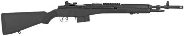 Springfield Armory AA9126 M1A Scout Squad 308 Win/7.62x51mm 10+1 18" Black Parkerized Carbon Steel Barrel With Muzzle Brake, Black Parkerized Picatinny Rail Steel Receiver, Fixed Black Synthetic Stock