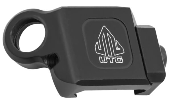 UTG TLSWPM01 Angled QD Sling Swivel Adaptor Picatinny Black Aluminum