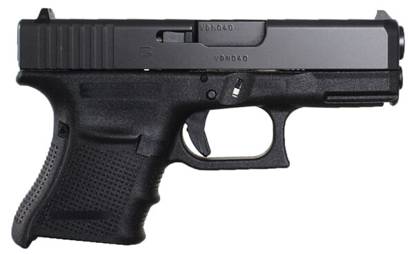 Glock PG3050201 G30 Gen4 Subcompact 45 ACP 3.78" Barrel 10+1, Black Frame & Slide, Finger Grooved Rough Texture Grip, Modular Backstrap, Reversible Mag. Catch, Safe Action Trigger