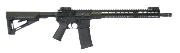 ArmaLite M15TAC16 M-15 Tactical 5.56x45mm NATO 30+1 16" Barrel, Black Hard Coat Anodized Receiver, Adjustable Magpul STR Collapsible Stock, Magpul MBUS Front & Rear Sights, Flash Hider, Optics Ready