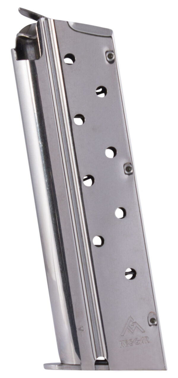 Mec-Gar MGCGOV9LN Standard 9rd 9mm Luger Fits 1911 Government Nickel Carbon Steel