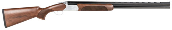 CZ-USA 06471 Redhead Premier 12 Gauge 3" 2rd 28" Gloss Black Chrome Barrel, Silver Satin Chrome Metal Finish, Turkish Walnut Stock Includes 5 Chokes