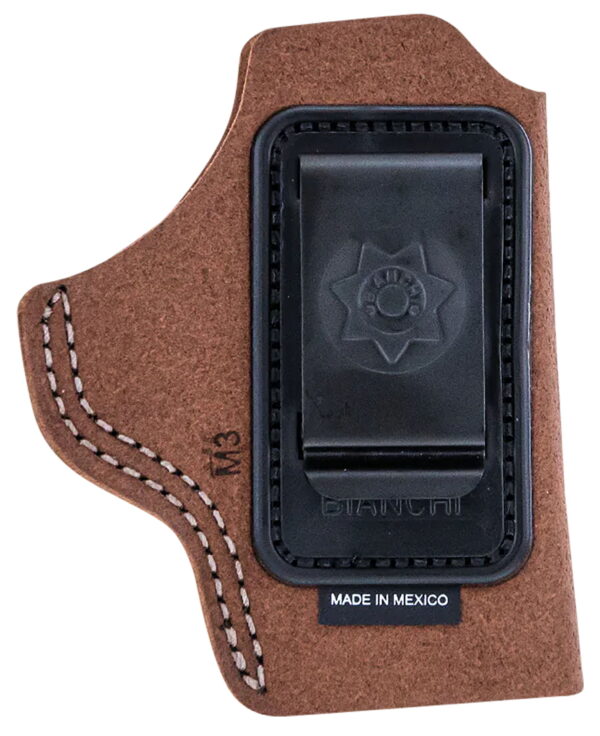 Bianchi 10380 6C IWB Tan Leather Belt Clip Fits 2" Barrels/Ruger/Colt Charter Arms Right Hand