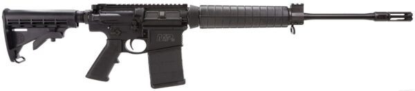 Smith & Wesson 811308 M&P10 Optic Ready 308/7.62x51mm NATO 20+1 18" Armornite Barrel, Matte Black Receiver, Black 6 Position Stock & Polymer Grip, Ambidextrous Manual Safety