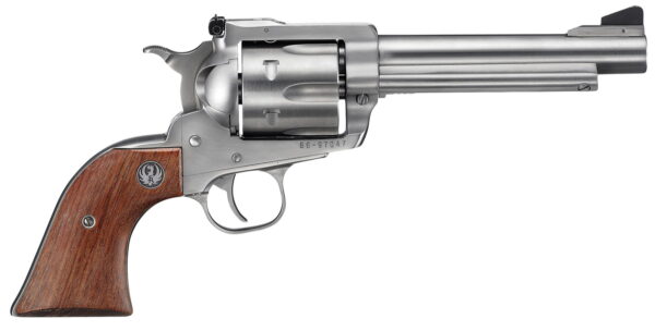 Ruger 0811 Super Blackhawk Large Frame 44 Rem Mag/44 Special 6rd 5.50" Satin Stainless Steel Barrel, Cylinder & Frame, Hardwood Grip, Transfer Bar Safety, Exposed Hammer