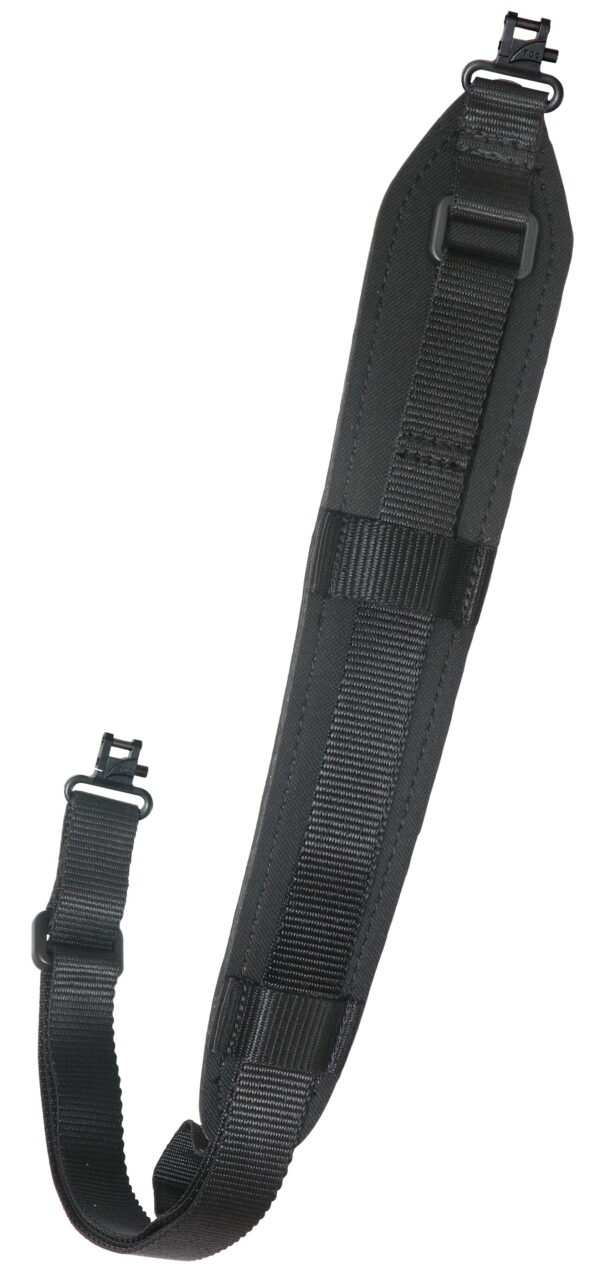 Outdoor Connection AD20913 Original Super-Sling 1" W Padded Black Nylon Webbing with with Talon QD Swivels for Rifle/Shotgun