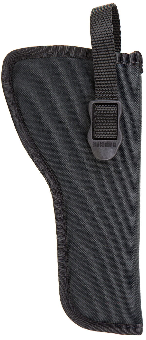 Blackhawk 73NH16BKR Hip OWB Size 16 Black Cordura Nylon Fits SA Revolver, Belt Slide Mount Right Hand