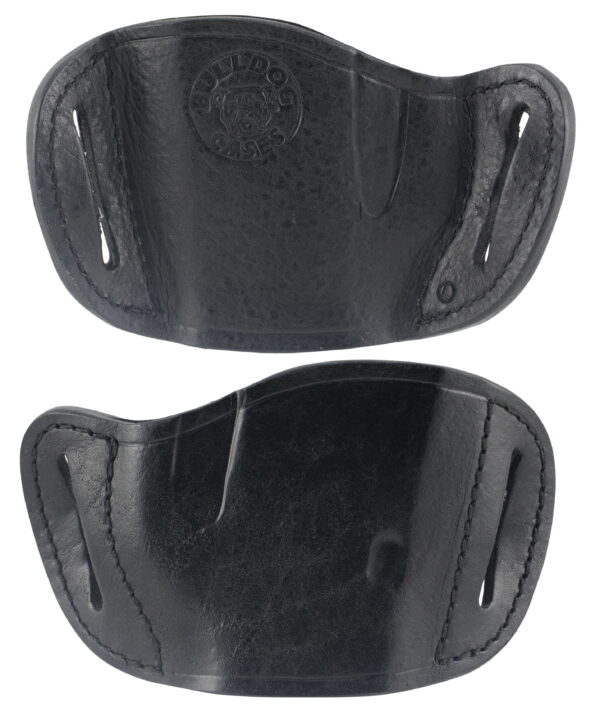 Bulldog MLBL Molded OWB Black Leather Belt Slide Fits Glock Fits Ruger P85 Fits S&W M&P 40 Right Hand