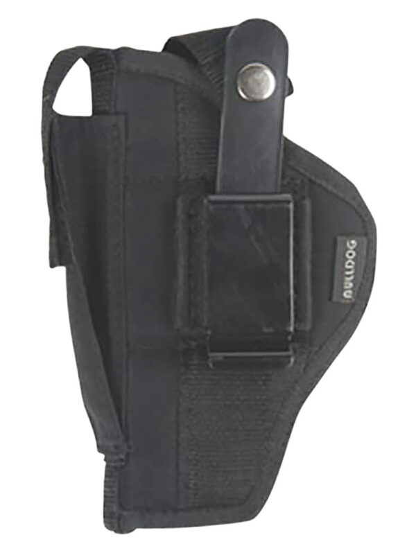 Bulldog FSN30 Extreme OWB Black Nylon Belt Loop/Clip Fits Compact 3-3.5" Fits 3-4" Barrel Ambidextrous