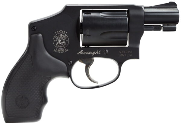 Smith & Wesson 150544 Model 442 38 S&W Spl +P 5 Shot 1.88" Stainless Steel Barrel, Carbon Steel Cylinder, Aluminum J-Frame, Black Metal Finish, Integral Front Sight, No Lock