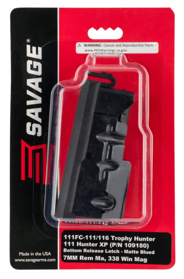 Savage Arms 55253 Axis Blued Detachable 3rd 7mm Rem Mag 338 Win Mag Savage Axis/Apex/10/110/11/16