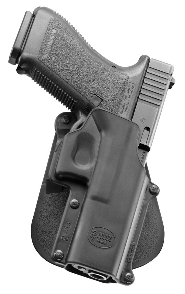 Fobus GL3 Passive Retention Standard OWB Plastic Paddle Compatible With Glock 20/21/37/38/40/41 Right Hand