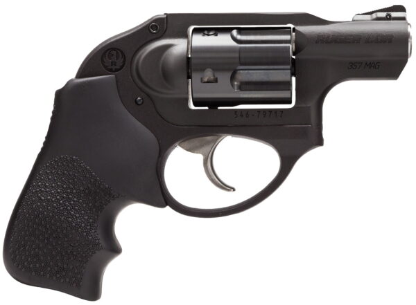 Ruger 5450 LCR Small Frame 357 Mag 5rd 1.87" Matte Black Steel Barrel, Black PVD Cylinder, Matte Black Stainless Steel Frame, Hogue Tamer Monogrip Grip, Concealed Hammer