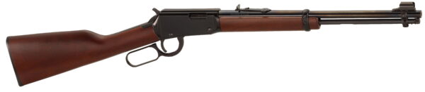 Henry H001Y Lever Youth 22 Long/22 LR/22 Short 12 LR/16 Short, 16.13" Blued Round Barrel, Black Steel Receiver, American Walnut Fixed Stock, Right Hand