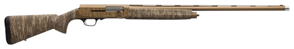 Browning 0118472004 A5 Wicked Wing 12 Gauge with 28" Barrel, 3.5" Chamber, 4+1 Capacity, Burnt Bronze Cerakote Metal Finish & Mossy Oak Bottomland Synthetic Stock Right Hand (Full Size)