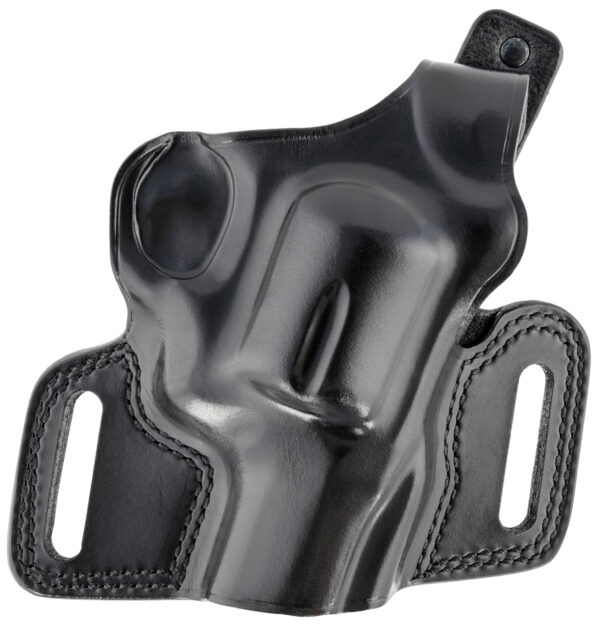 Galco SIL212B Silhouette OWB Black Leather, Fits 1911/3-5" Barrel, Belt Slide Mount, Right Hand