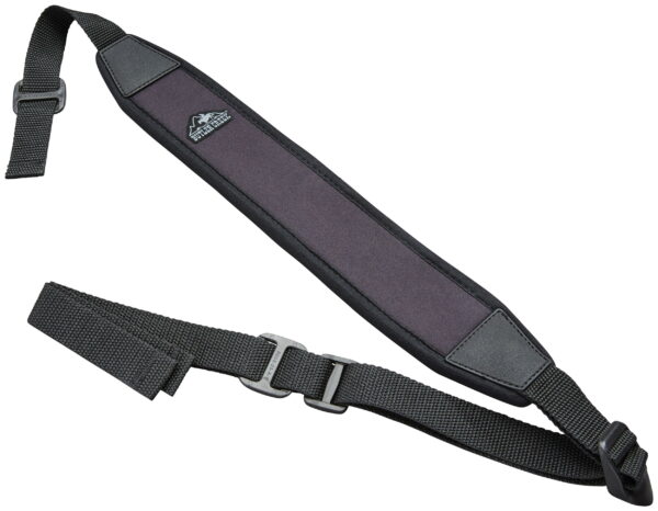 Butler Creek 80073 Easy Rider Rifle Sling Black Neoprene With Sharkskin Back 48" OAL 2.5" Wide Adjustable Design