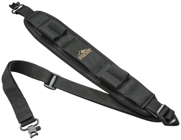 Butler Creek 81033 Comfort Stretch Alaskan Magnum Sling Black Neoprene With Non-Slip Grippers 20-46" OAL Adjustable Design 1" Swivels