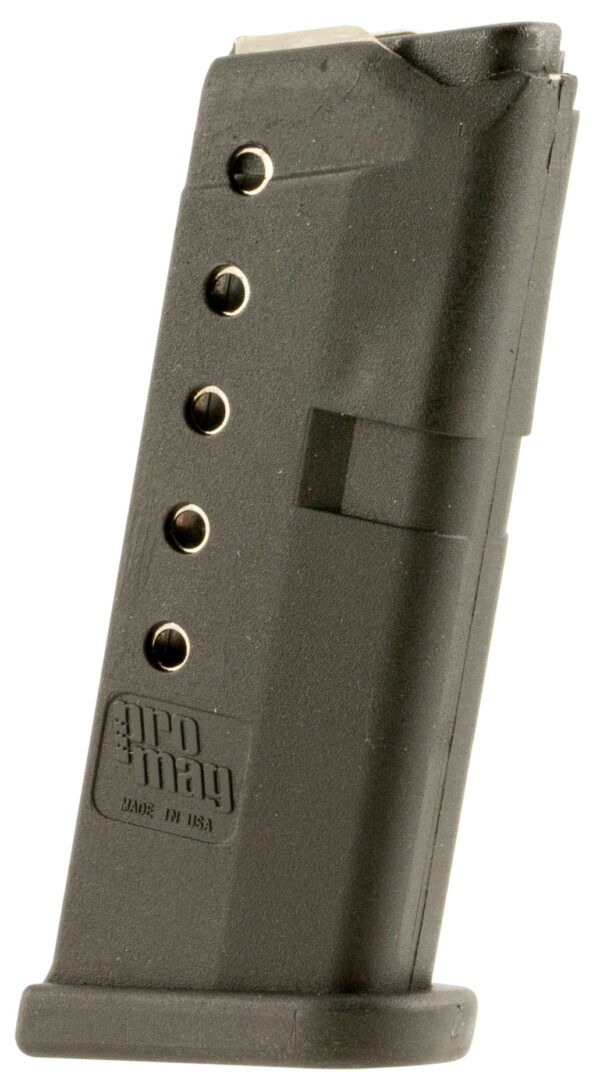 ProMag GLK10 Standard 6rd 380 ACP Compatible With Glock 42 Black DuPont Zytel Polymer