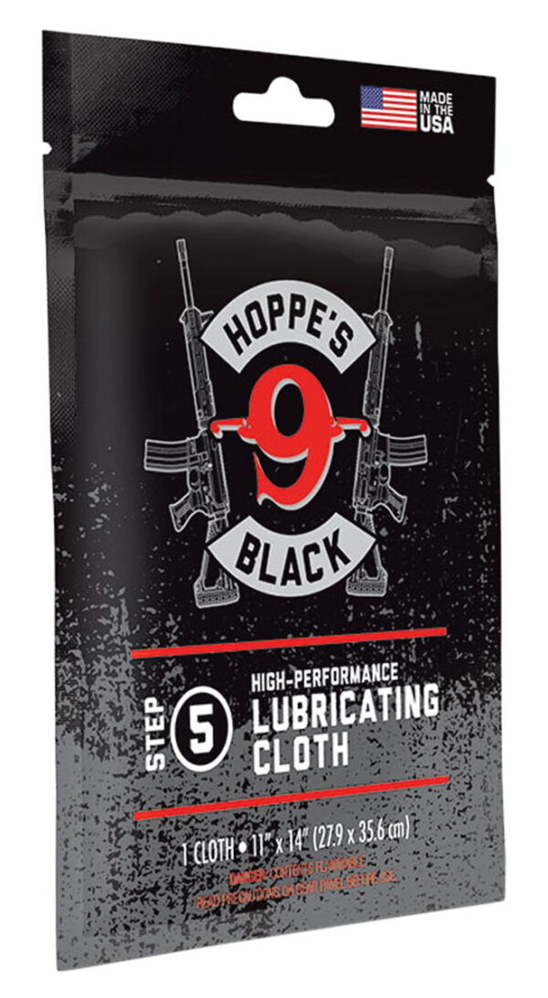 Hoppe's HBLC Black Lube Cloth Treated with Hoppe's Black Oil 11" x 14" Resealable Bag