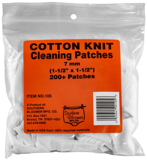 Southern Bloomer 105 Cleaning Patches 7mm Cotton 200 Per Pack