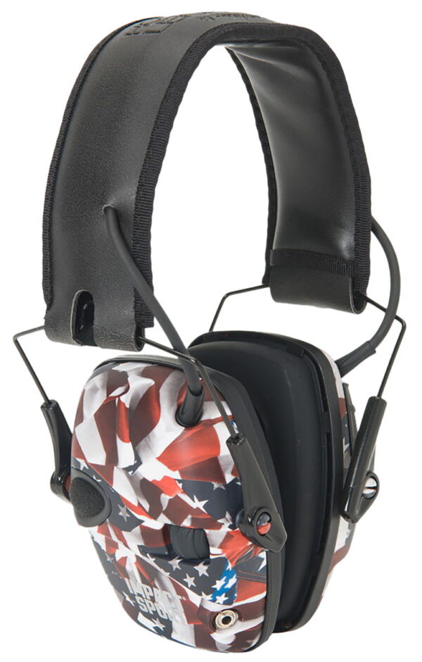 Howard Leight R02530 Impact Sport Electronic Muff 22 dB Over the Head Classic One Nation Adult 1 Pair