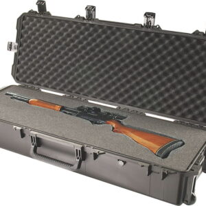 Pelican IM3220X0001 Storm Long Case 44" Black HPX Resin 2 gun With Wheels