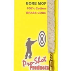 Pro-Shot MP22 Bore Mop .22 Cal Handgun/Rifle #8-32 Thread Cotton 1.75" Long