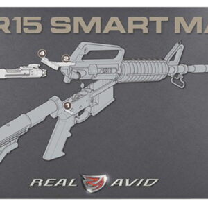 Real Avid AVAR15SM AR-15 Smart Mat Black/Red 43" x 16" AR-15 Diagram Illustration