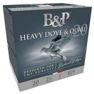 B&P 20BD8 Heavy Dove & Quail 20Gauge 2.75" 1oz 8Shot 25 Per Box/10 Case