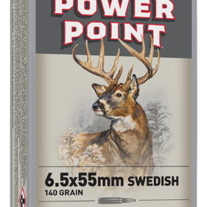 Winchester Ammo X6555 Power-Point 6.5x55 Swedish 140 gr Power Point 20 Per Box/10 Case