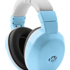 Walker's GWPINFMBL Infant Passive Muff 20 dB Over the Head Baby Blue/White Plastic