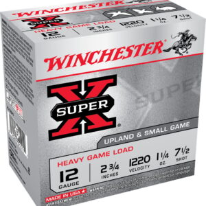 Winchester Ammo XU12SP7 Super X Heavy Game Load 12 Gauge 2.75" 1 1/4 oz 7.5 Shot 25 Per Box/10 Case