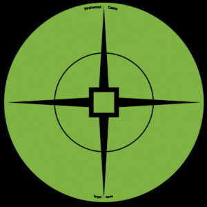Birchwood Casey 33936 Target Spots Self-Adhesive Paper Black/Green 6" Crosshair Includes Pasters 10 Pk.