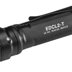 SureFire EDCL2T Everyday Carry Light 2 Black Anodized 5/1,200 Lumens White LED