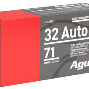 Aguila 1E322110 Target & Range Handgun 32ACP 71gr Full Metal Jacket 50 Per Box/20 Case